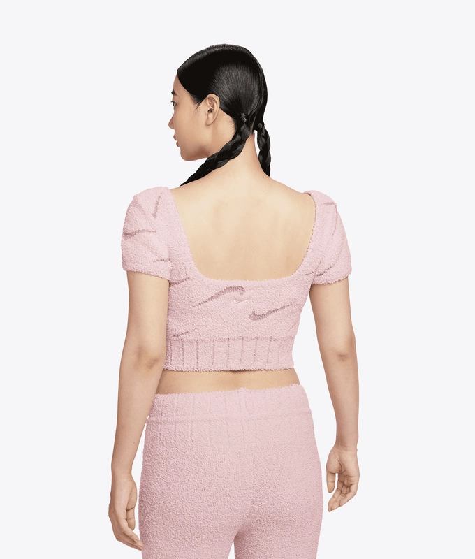 SPORTSWEAR PHOENIX BOUCLE CROP TOP