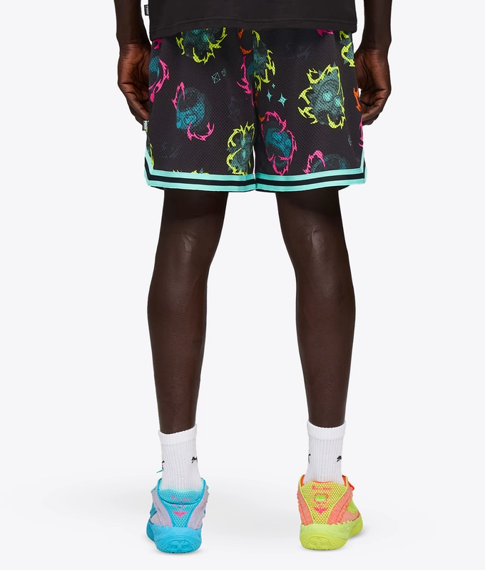 X HOOPS X RICK  MORTY PRINTED SHORT