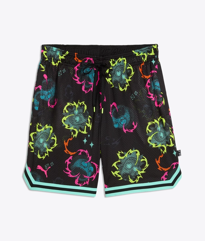 X HOOPS X RICK  MORTY PRINTED SHORT