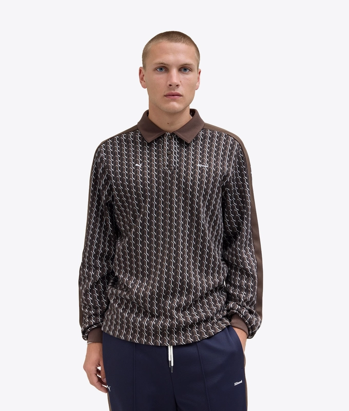 X JJJJOUND T7 LONG SLEEVE POLO