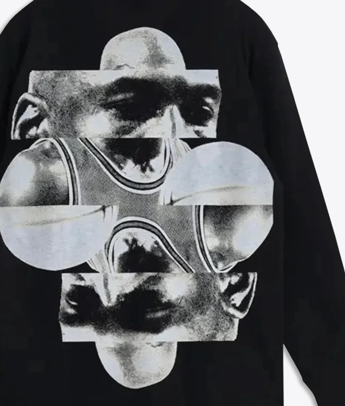 MICHAEL JORDAN OVERSIZED LONG SLEEVE TEE