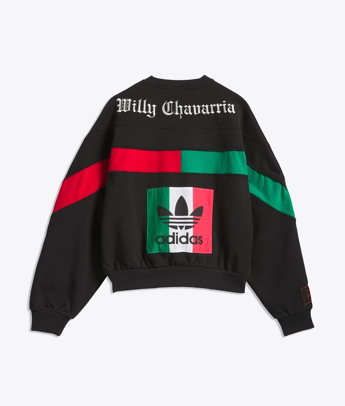 X WILLY CHAVARRIA FLEECE CREWNECK SWEATSHIRT
