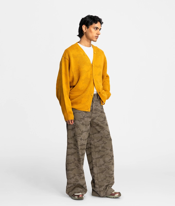 Oversized Jacquard Cardigan