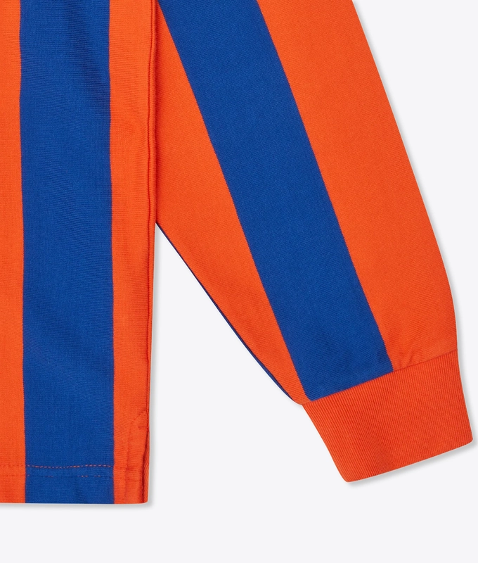 HEAVY STRIPE LONG SLEEVE RUGBY POLO