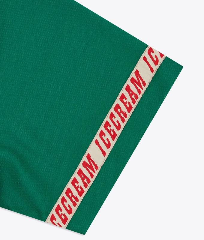 STRIPED FOOTBALL POLO