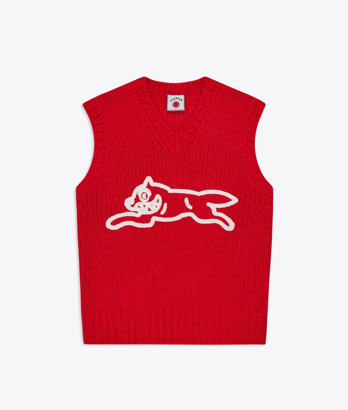 RUNNING DOG KNIT VEST