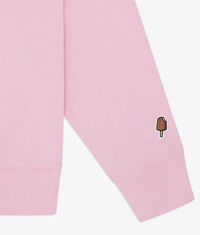 STICKER CREWNECK GRAPHIC SWEATSHIRT