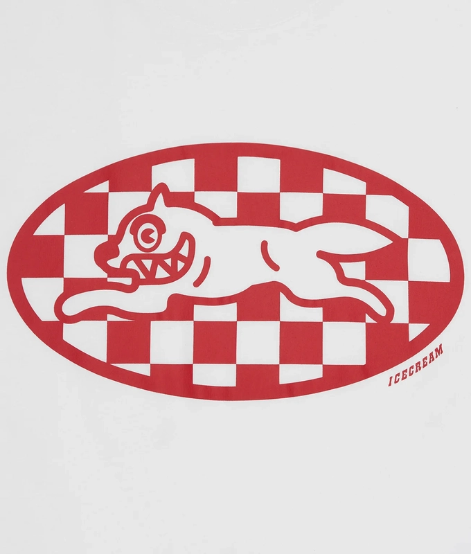 CHECKER RUNNING DOG T-SHIRT