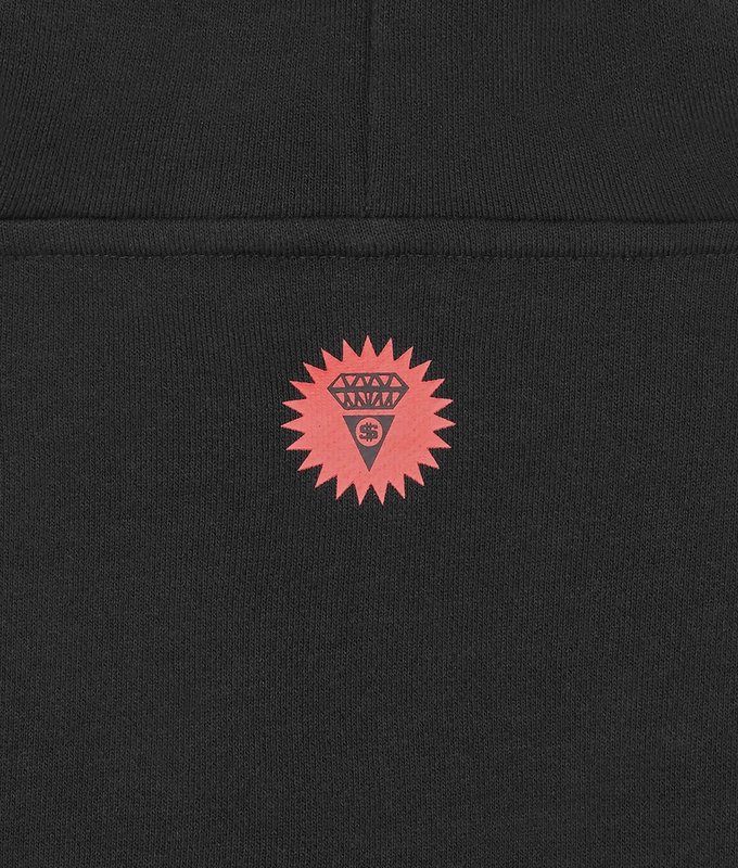 WOODLAND CAMO RUNNING DOG POPOVER HOODIE