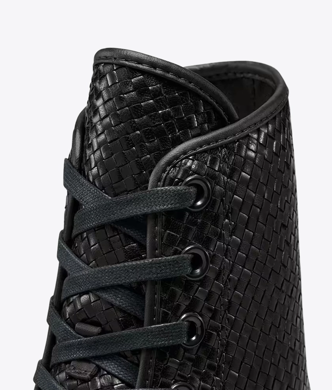 CHUCK 70 DE LUXE POINTED PLATFORM WOVEN LEATHER HIGH