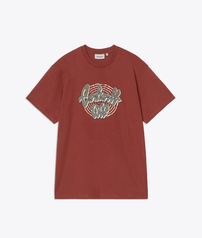 HEAVY STONE WASHED SHORT SLEEVE CHEDDA T-SHIRT