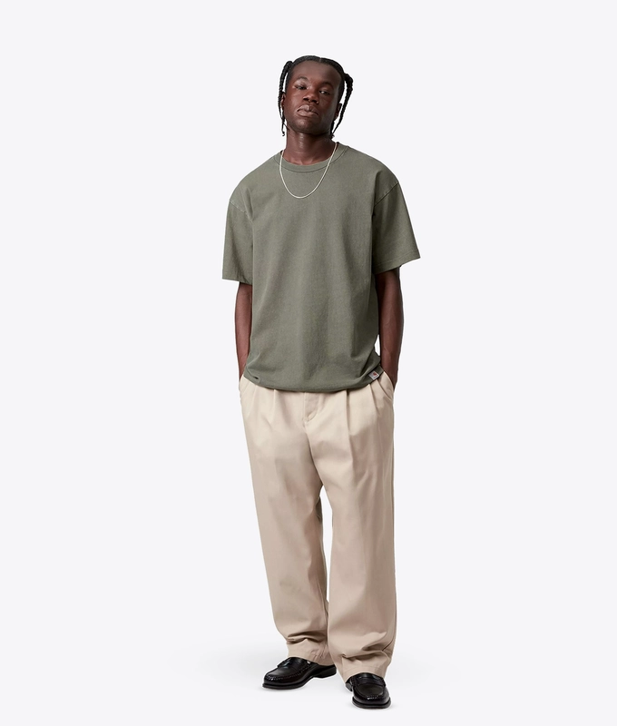 GARMENT DYED SHORT SLEEVE RGGD T-SHIRT