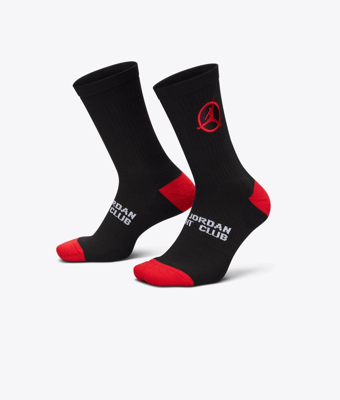 JORDAN EVERYDAY CUSHIONED POLY CREW SOCKS 1 PAIR