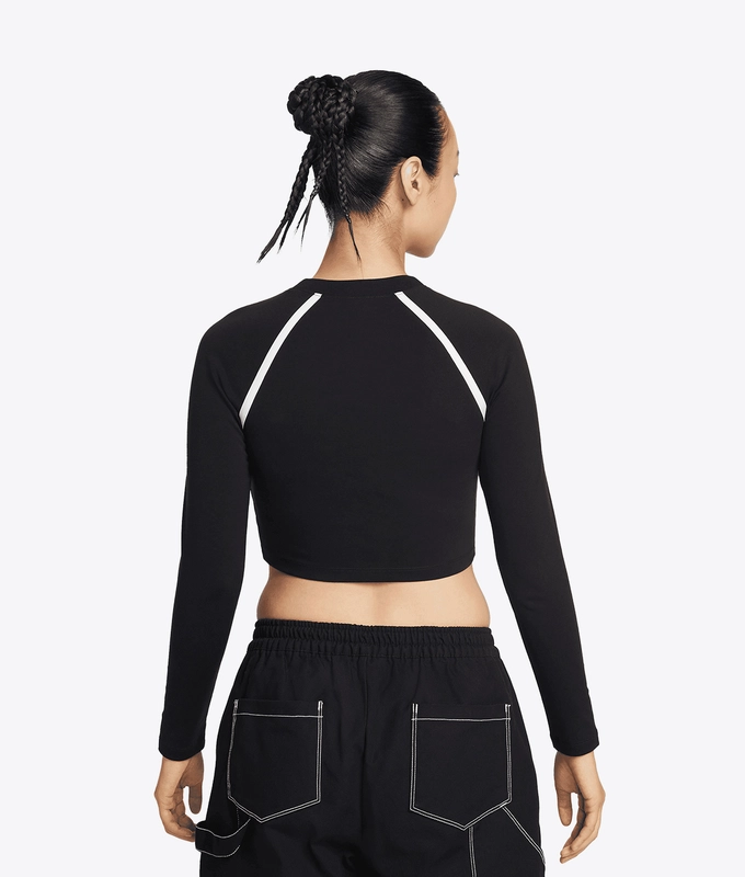 NIKE SPORTSWEAR STREET LONG SLEEVE BODY BOLD CROP TOP