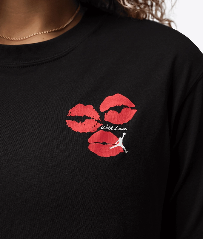 JORDAN FLIGHT GIRLFRIEND KISS GRAPHIC TEE