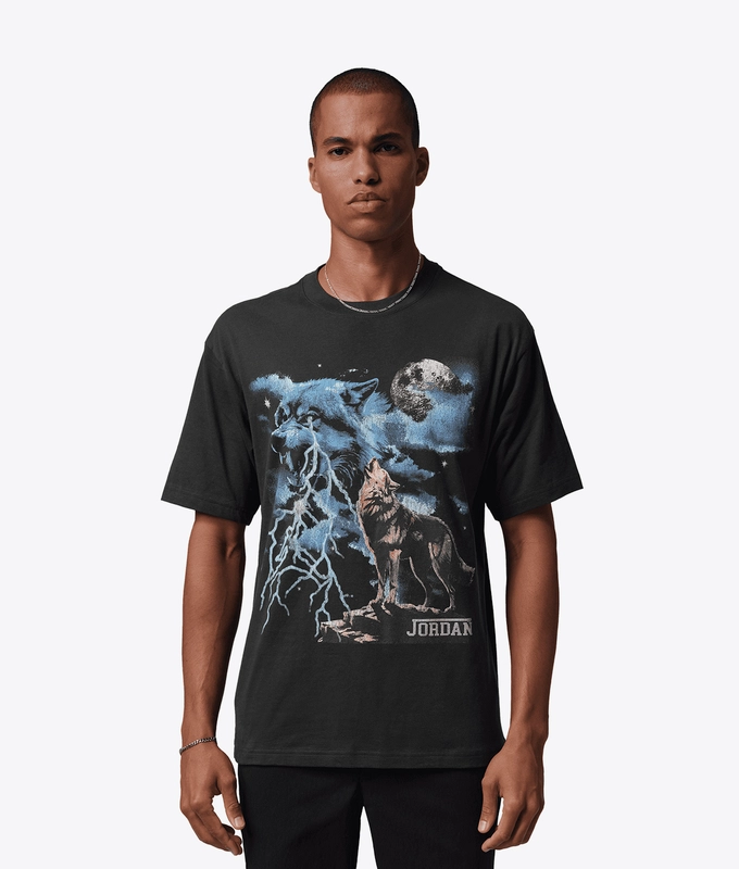 JORDAN HOWL GRAPHIC CREW T-SHIRT