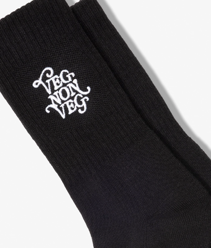 VegNonVeg Crew Socks
