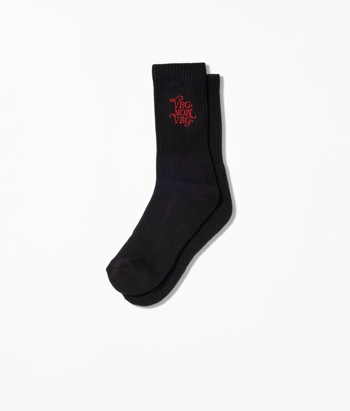 VegNonVeg Crew Socks