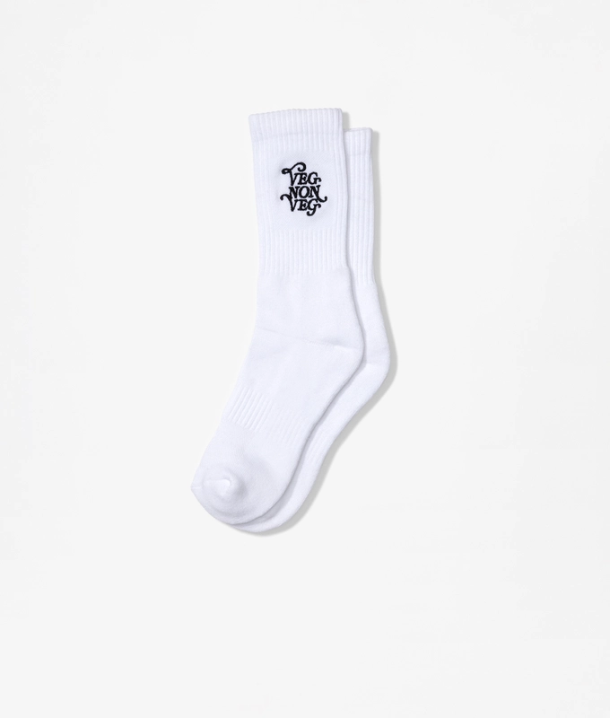 VegNonVeg Crew Socks
