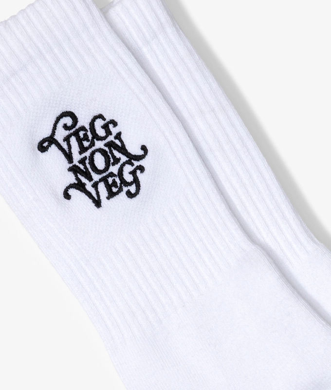 VegNonVeg Crew Socks