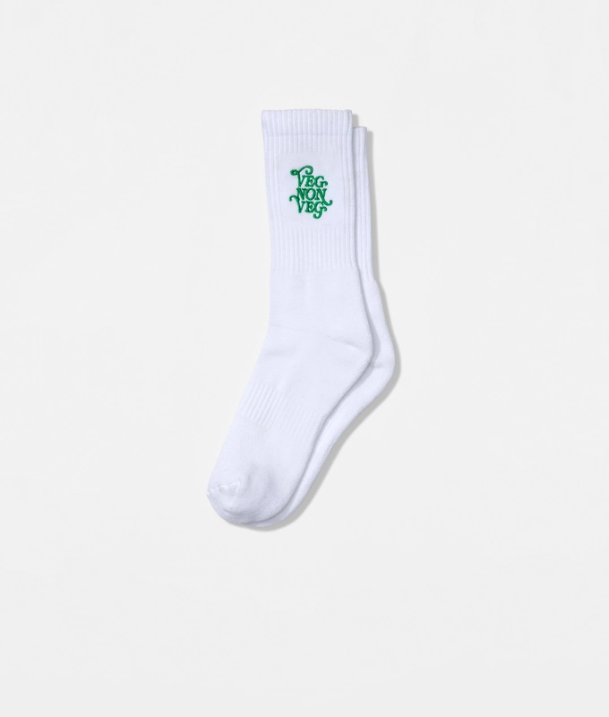 VegNonVeg Crew Socks
