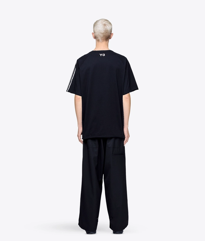 RAW EDGE 3-STRIPES TEE