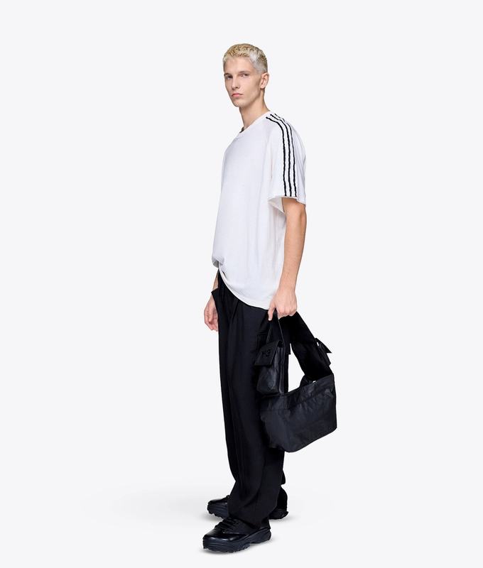 RAW EDGE 3-STRIPE TEE