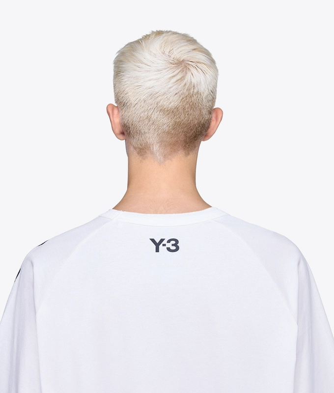 RAW EDGE 3-STRIPE TEE