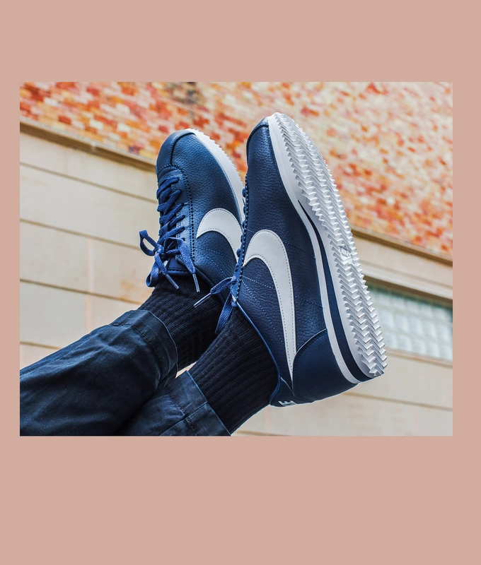 CLASSIC CORTEZ LEATHER 'MIDNIGHT NAVY'