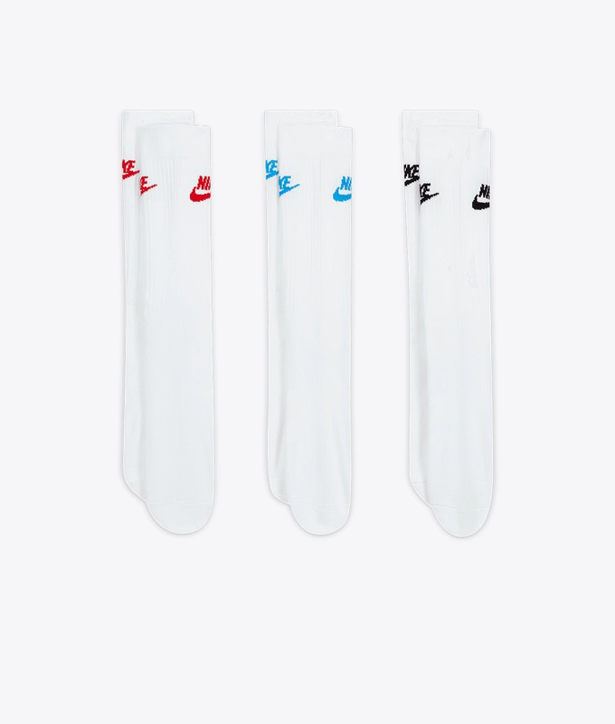 NIKE SPORTSWEAR EVERYDAY ESSENTIALS CREW SOCKS 3 PAIRS