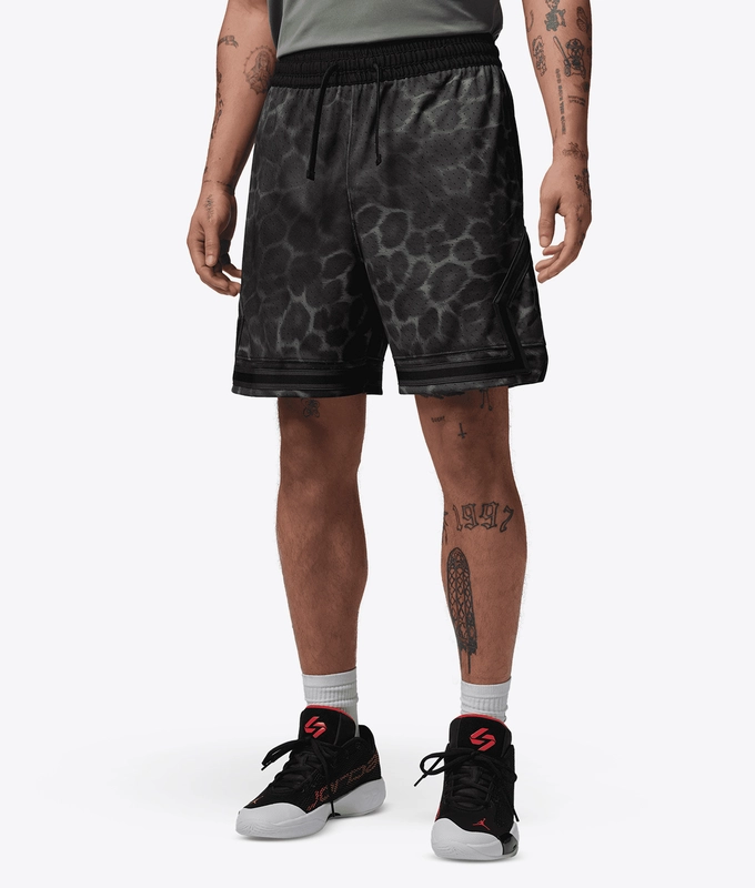 JORDAN SPORT DRI-FIT PRINTED DIAMOND SHORT