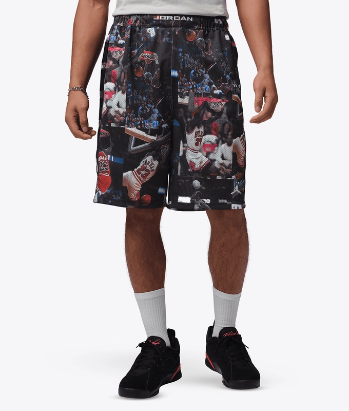 JORDAN FLIGHT PRINTED CAT SCRATCH SHORT