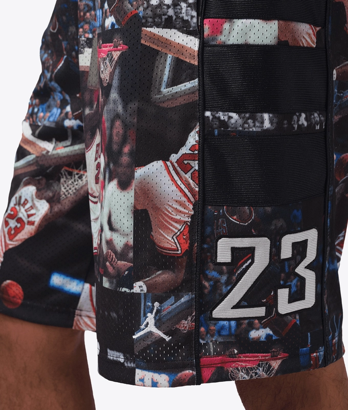 JORDAN FLIGHT PRINTED CAT SCRATCH SHORT