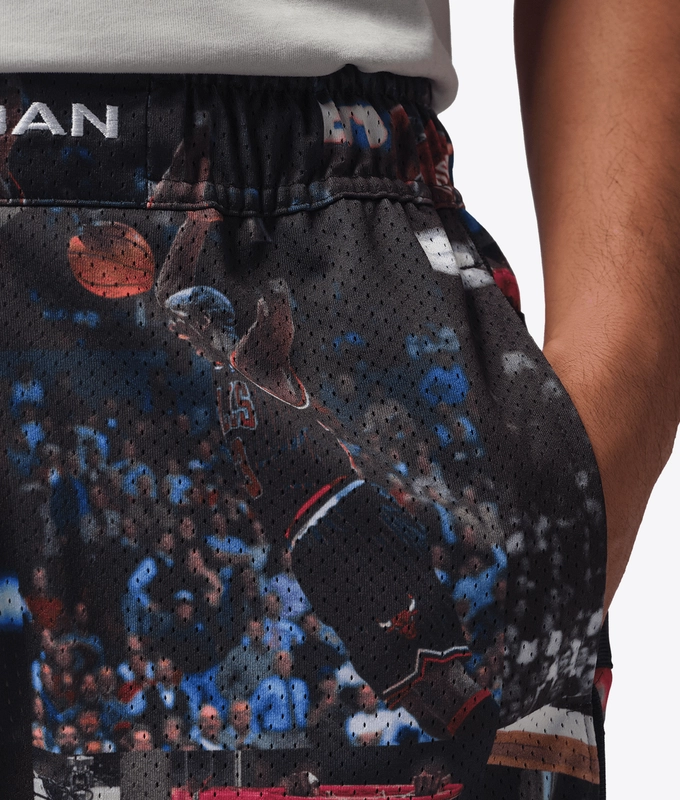 JORDAN FLIGHT PRINTED CAT SCRATCH SHORT