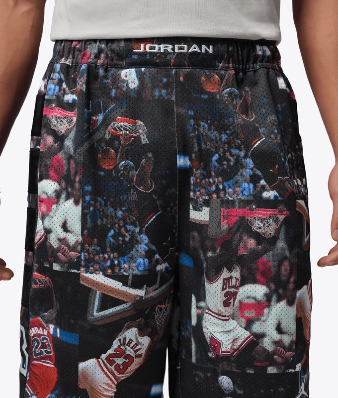 JORDAN FLIGHT PRINTED CAT SCRATCH SHORT