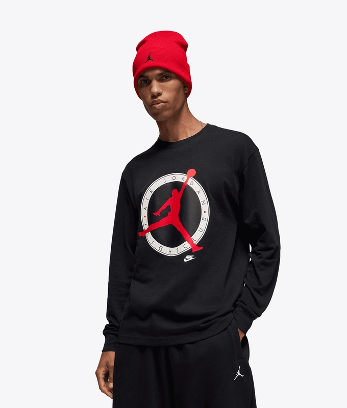 JORDAN FLIGHT CLUB LONG SLEEVE CREW T-SHIRT