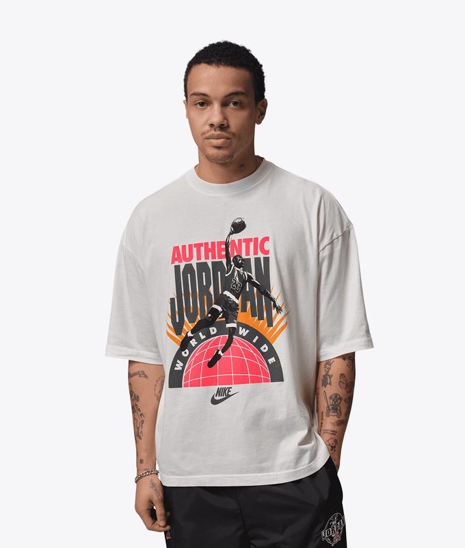 JORDAN REISSUE OVERSIZED GRAPHIC CREW T-SHIRT