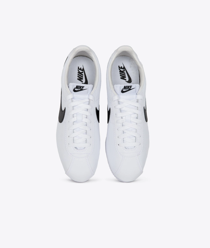 CLASSIC CORTEZ LEATHER 'WHITE BLACK'