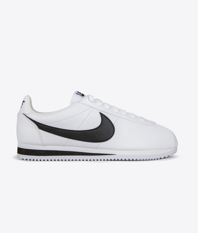 CLASSIC CORTEZ LEATHER 'WHITE BLACK'