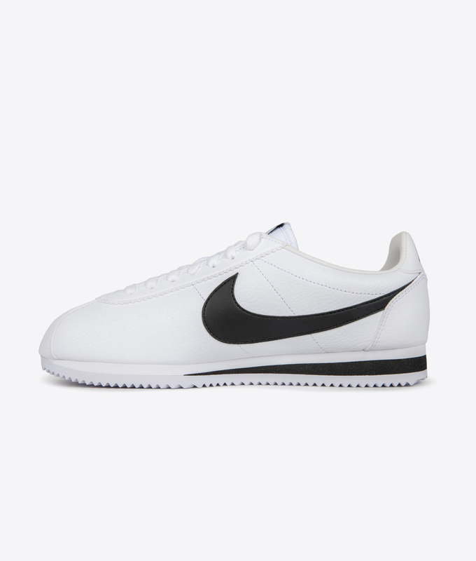 CLASSIC CORTEZ LEATHER 'WHITE BLACK'