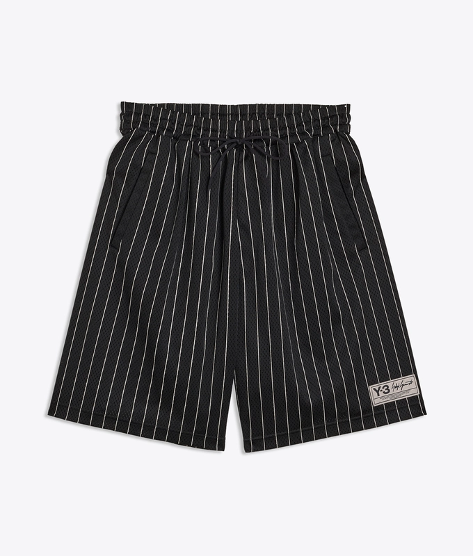 PINSTRIPE MESH SHORT