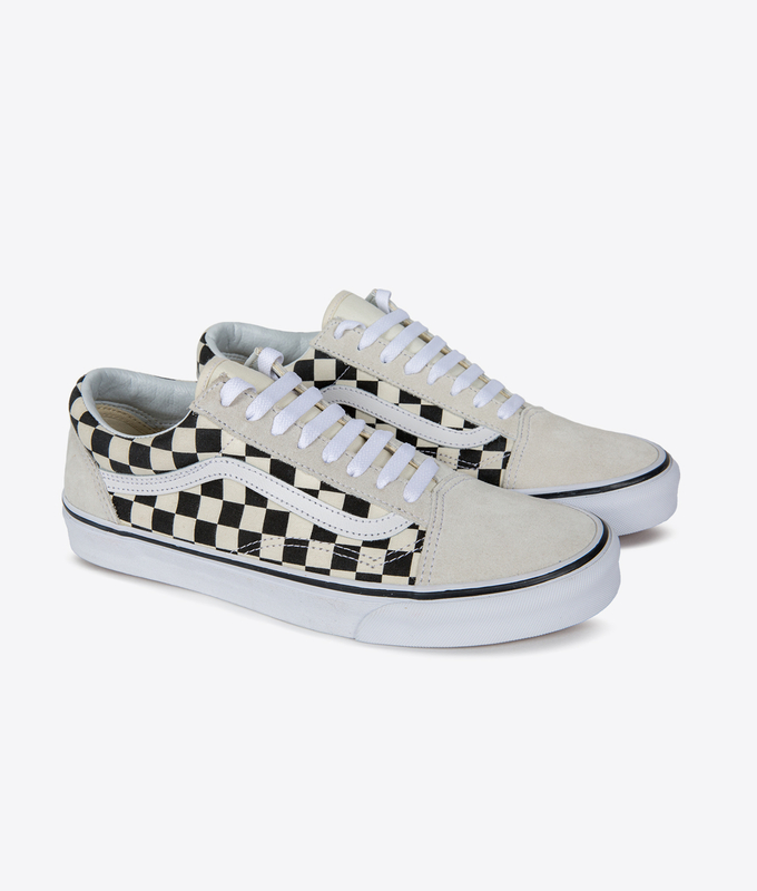 OLD SKOOL CHECKERBOARD 'WHITE / BLACK'