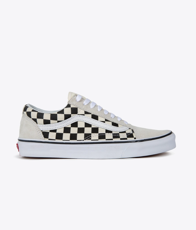 OLD SKOOL CHECKERBOARD 'WHITE / BLACK'