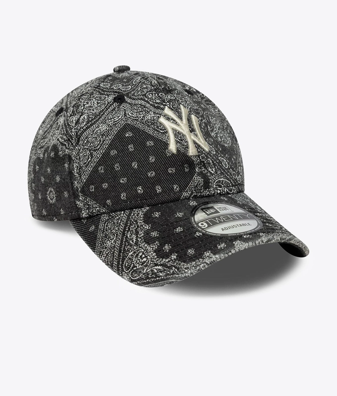 9TWENTY WASHED PAISLEY PRINTED NEW YORK YANKEES CAP
