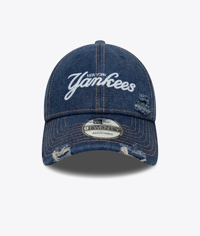 9TWENTY DENIM DISTRESS NEW YORK YANKEES CAP