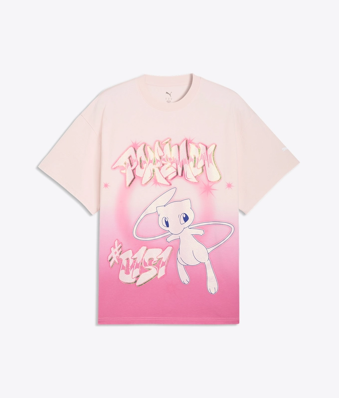 X POKEMON X HOOPS SHINY MEW TEE