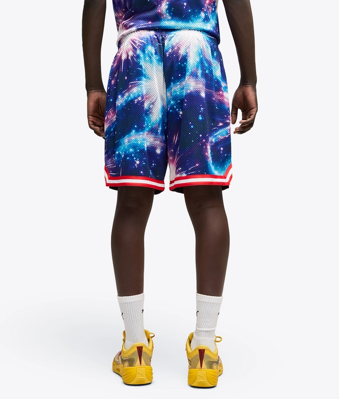 X POKEMON X HOOPS MEWTWO PRINTED SHORTS