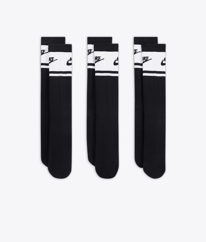 EVERYDAY ELEVATED CREW SOCKS 3 PAIRS