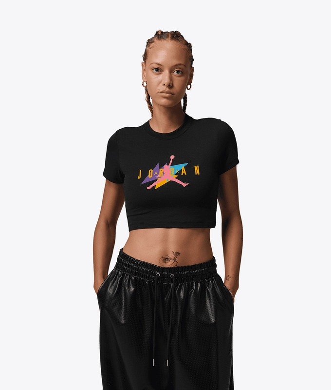 FLIGHT CROPPED GRAPHIC TEE