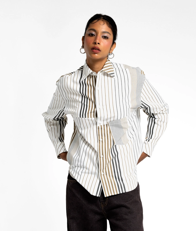 Panelled Shirt